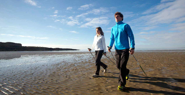 Découverte Marche Nordique – retour en kayak de mer