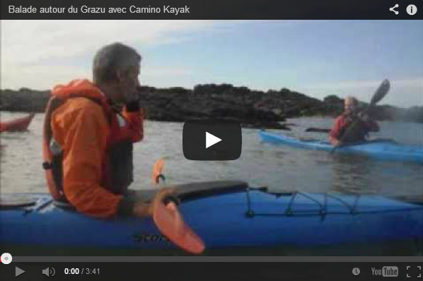 balade en kayak de mer à Lomener