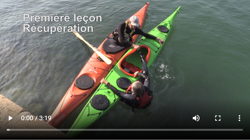 Vidéos récupérations et sécurité kayak de mer – les bases